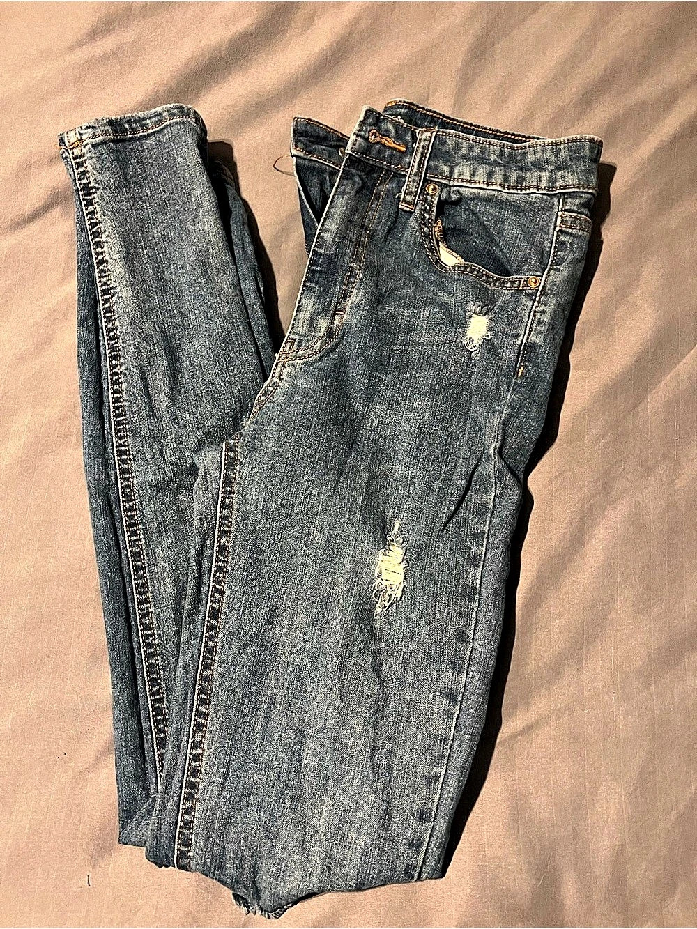 Wild Fable Highest Rise Skinny Jeans Blue Waist 14